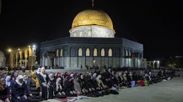 ramadan di Masjid Al Aqsa (BBC)