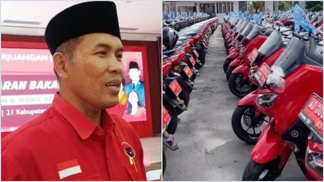 Heboh 294 Kades Wonogiri Dapat Motor Merah, Pakai Anggaran Rp9,4 M. (Gelora).