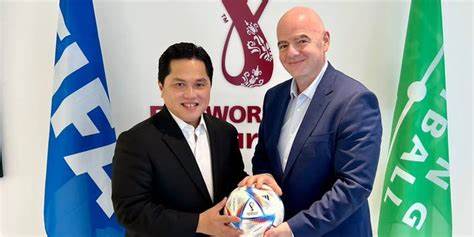 Ketum PSSI Erick Thohir bertemu Presiden FIFA Giani Infantino (Merdeka)