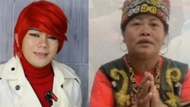 Buntut Ucapan Dukun, Dewan Adat Dayak Sanksi Pesulap Merah. (Kolase dari berbagai sumber).