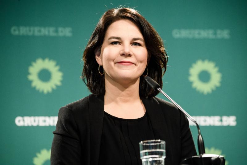 Menteri Luar Negeri Jerman Annalena Baerbock (F Clemens Bilan/EPA-EFE)