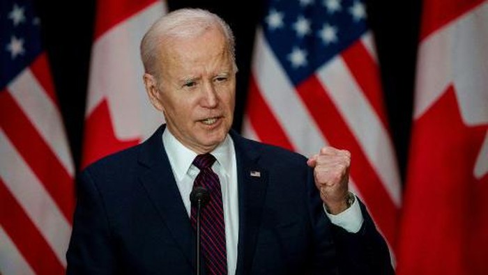 Presiden Joe Biden menyatakan siap maju untuk menjadi Capres 2024. (AFP)