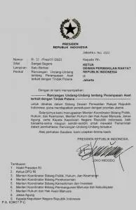 Saat Taring RUU Perampasan Aset Dicabut Sebelum Diberlakukan