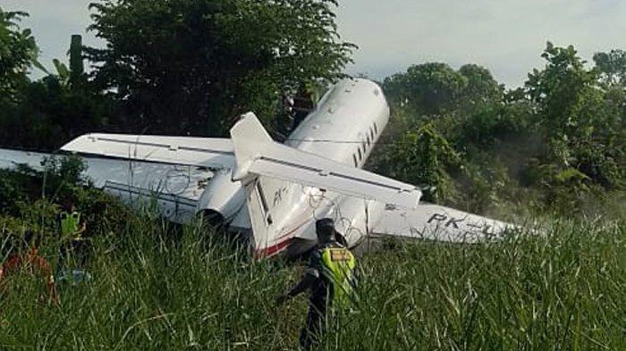 Ilustrasi. Kecelakaan pesawat Jet Type Hawker di Bandara Morowali, Sulteng (Tribun)