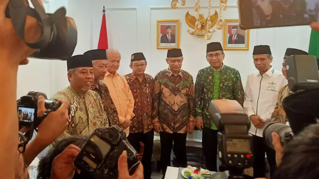 Ketum PP Muhammadiyah-PBNU Tolak Politik Identitas Jelang Pemilu 2024. (Gelora).
