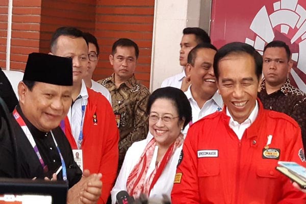 Ketika Prabowo Dipakai Jokowi sebagai Alat Negosiasi ke Megawati. (Bisnis/Yusran Yunus).