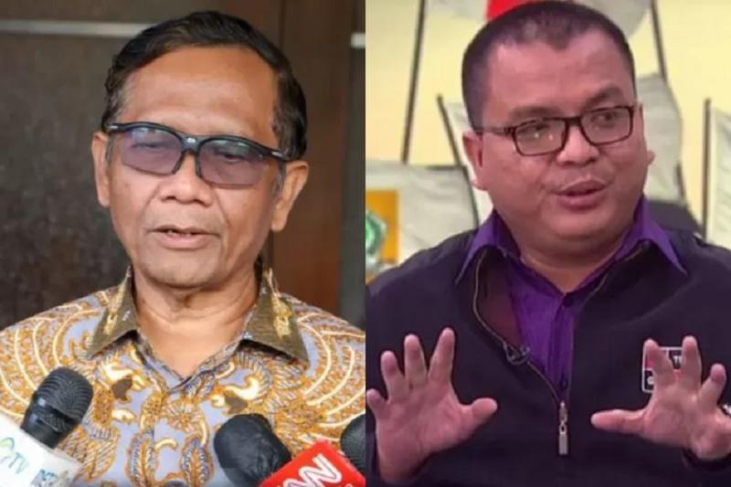 Bantah Mahfud MD, Denny Indrayana: Tak Ada Pembocoran Rahasia Negara! (Kolase dari berbagai sumber).
