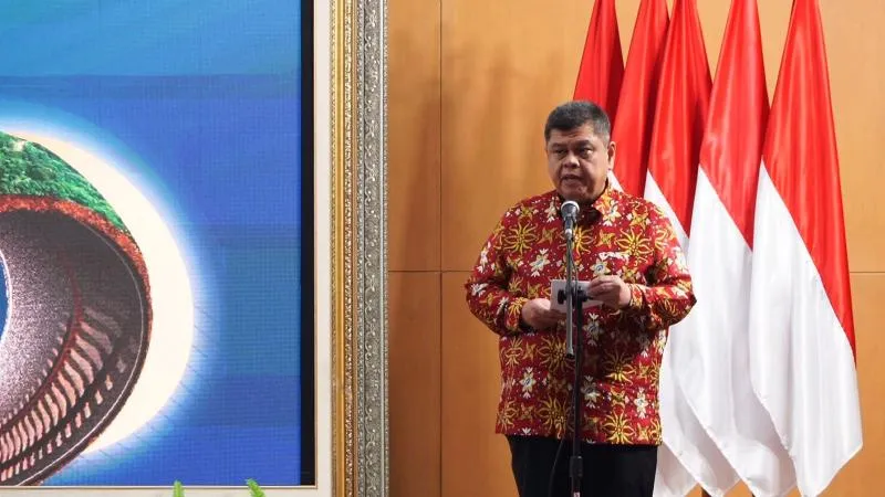 M.Ateh, Kepala Badan Pengawasan Keuangan dan Pembangunan. Foto: Rohman (Law-justice).