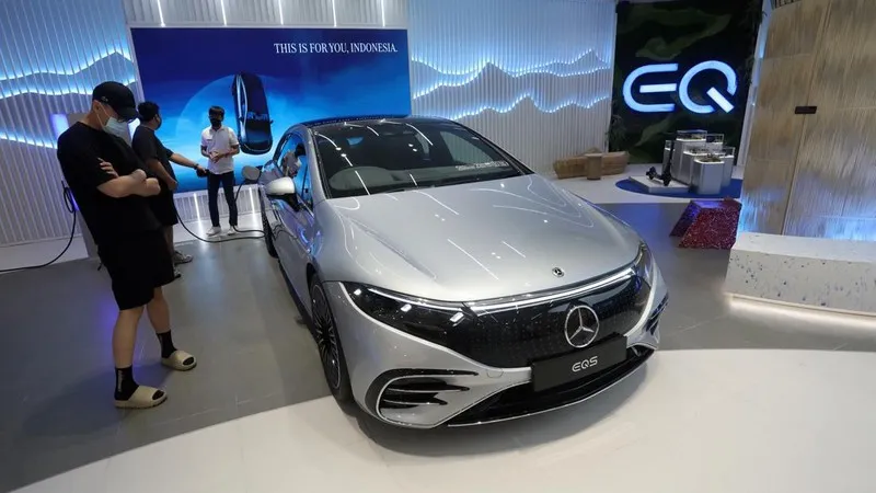 Mobil listrik Mersedez Benz (CNBC)