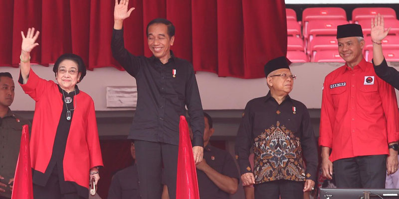 Ketika Perang Dingin Mega-Jokowi Terasa di Acara Bulan Bung Karno. (RMOL)
