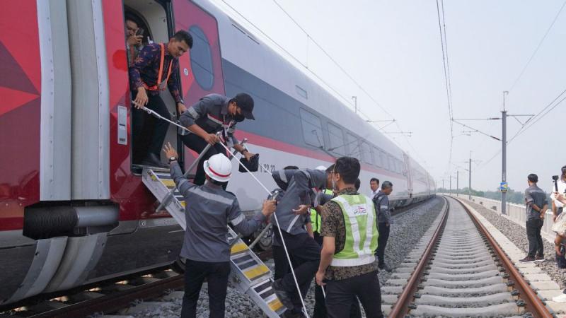 Wamen BUMN :`Stupid` Proyek Stasiun Kereta Cepat Tak Punya Akses Jalan  Foto Dok. KCIC