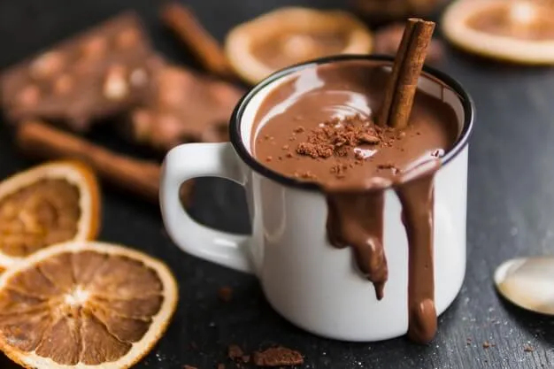 Minuman cokelat panas