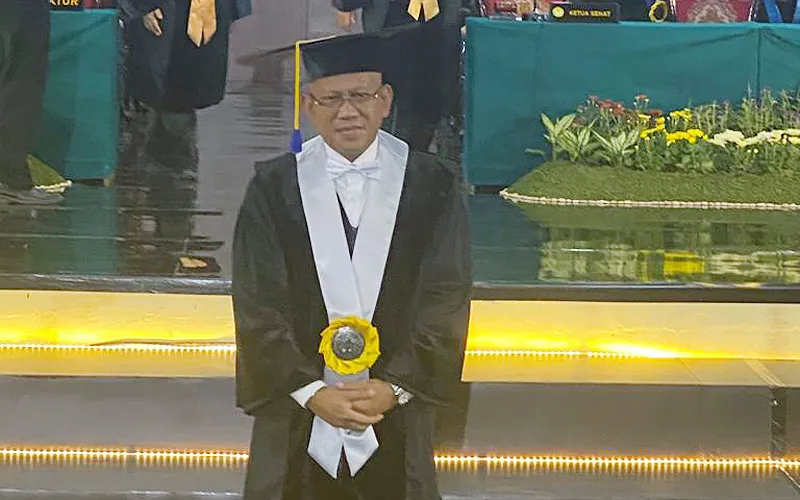 Pengukuhan Anggota BPK rof. Dr. Pius Lustrilanang, S.IP., M.Si., CSFA., CFrA Menjadi Guru Besar Universitas Jenderal Soedirman (Unsoed), Purwokerto, Jumat (8/7/2023), berlangsung meriah dan dihadiri sekitar 1000 undangan. Tampak hadir beberapa Menteri seperti Mendikbudristek Nadiem Makarim, Menteri Kesehatan Budi Gunadi Sadikin. Dalam pidato orasi pengukuhannya, Pius menyampaikan orasi berjudul Delapan Dimensi Resiliensi Pemerintah Daerah yang menjelaskan pentingnya pemerintah daerah untuk mengu