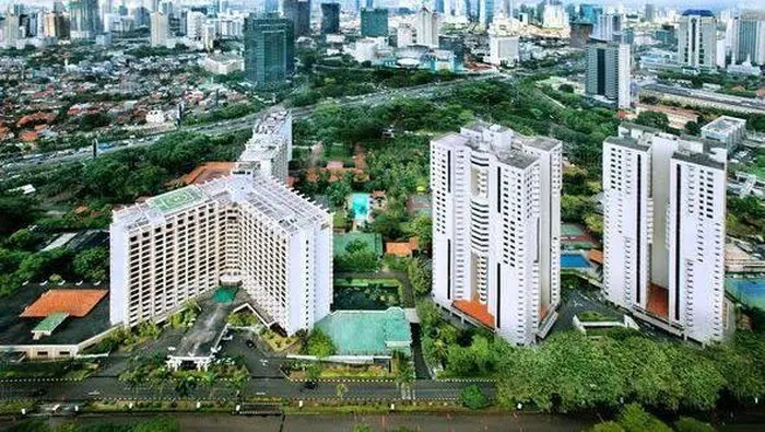 Hotel Sultan yang menjadi objek sengkete pemerintah dan pengusaha Pontjo Sutowo