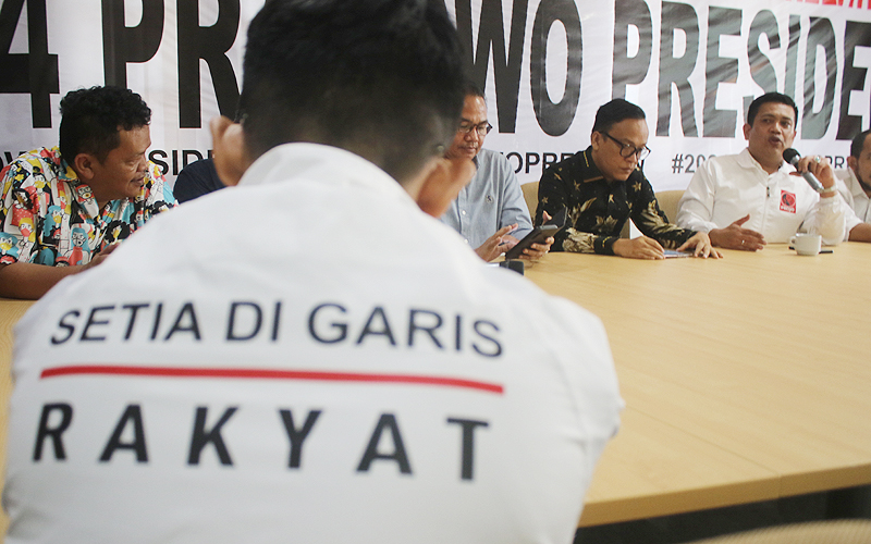 Projo Kunjungi Rumah Pemenangan Prabowo
