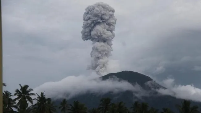 Ilustrasi Gunung Erupsi (Ist)