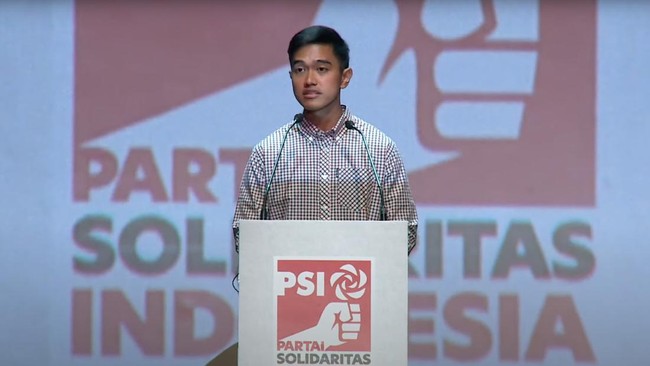 Ketua Umum PSI Kaesang Pangarep. (Dok. Youtube/PSI).