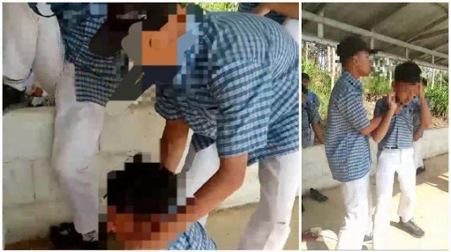 Viral Kasus Bully Siswa SMP di Cilacap, Polisi Ringkus 5 Orang Pelaku. (Tangkapan Layar Video Viral).