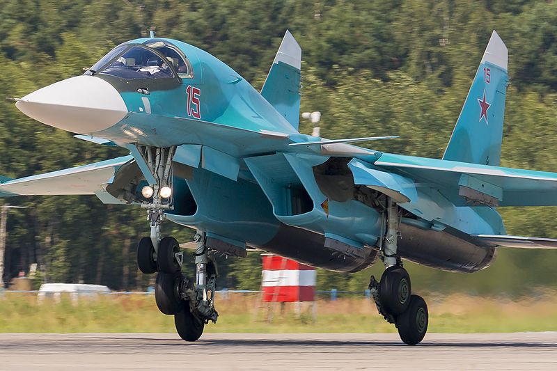  Su-34 Rusia. (photo: Dmitry Terekhov via commons.wikimedia.org)