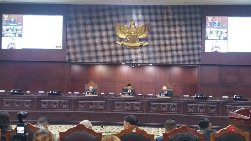 Persidangan di Mahkamah Konstitusi (Foto : BandotDM/Law-Justice.co)