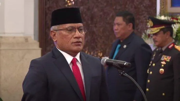 Resmi, Presiden Jokowi Lantik Marthinus Hukom Jabat Kepala BNN. (Youtube Sekretariat Presiden)