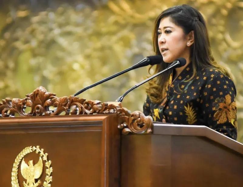 Menteri Komunikasi dan Digital Meutya Hafid. (DPR RI)