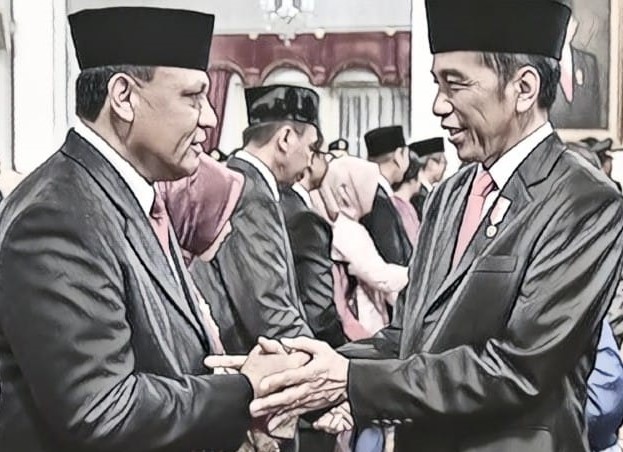 Ilustrasi: Mantan Ketua KPK Firli Bahuri bersama Presiden RI Joko Widodo. (Detik)