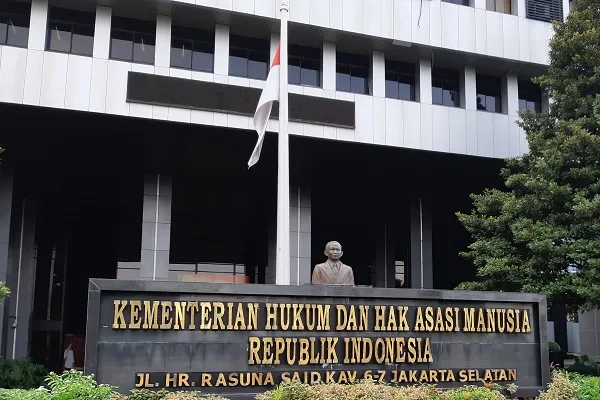 Gedung Kementerian Hak Asasi Manusia RI di Jakarta. (Bisnis.com)