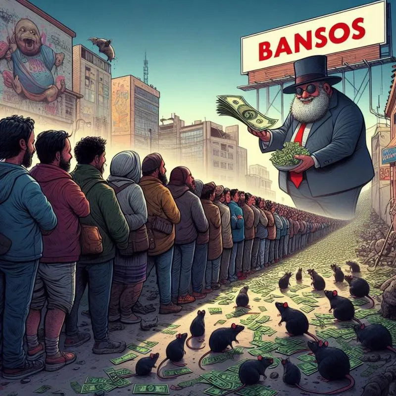Ilustrasi: Bagi-bagi Bansos jelang Pemilu berpotensi penyimpangan yag berbau korupsi. (Bing)