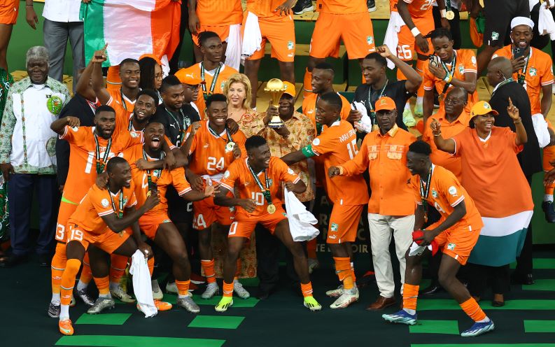 Pantai Gading Jadi Juara Piala Afrika 2023. (okezone).