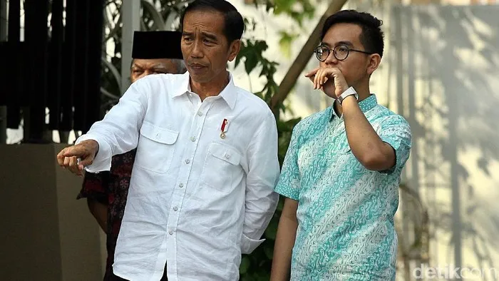 Gibran Rakabuming Raka dan Joko Widodo (Dok.(Rengga Sancaya/detikcom)