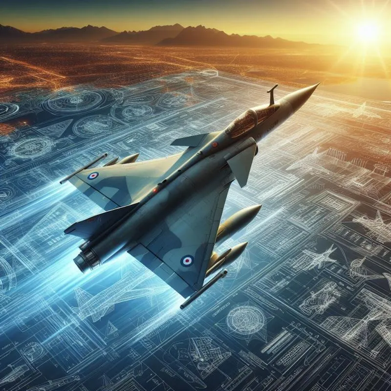 Ilustrasi: Imaji karya digital Pesawat Tempur Mirage 2000. (Bing)