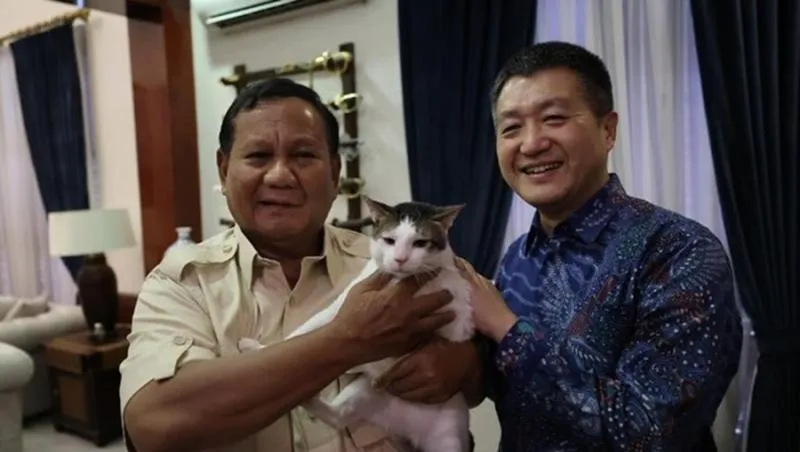 Duta Besar (Dubes) China untuk Indonesia, Lu Kang, berkunjung ke kediaman Prabowo Subianto di Jalan Kertanegara, Jakarta Selatan, Minggu (18/2/2024). Foto: Tangkapan Layar Instagram @prabowo