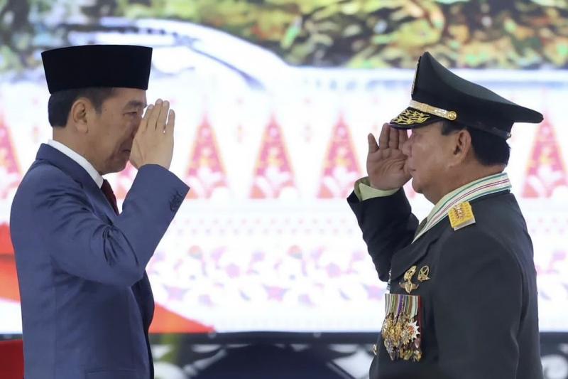 Usai Dapat Pangkat Jenderal, Prabowo: Terima Kasih Presiden Jokowi. (Twitter Prabowo).
