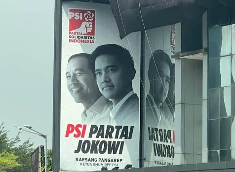 lustrasi: Billboard kampanye PSI selama masa kampanye Pemilu 2024. (JPNN)