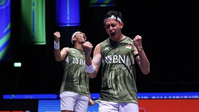 Begini Respons Fajar/Rian Usai Back to Back Juara All England. (PBSI).