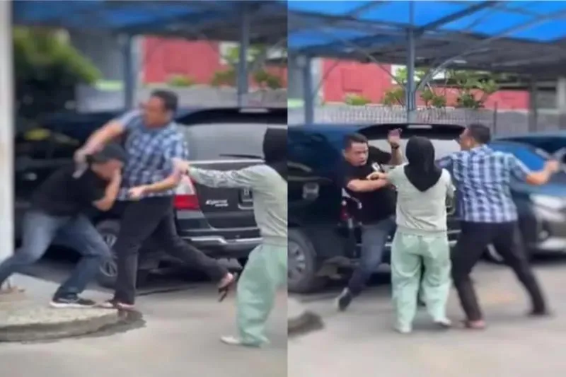 Tak Terima Ditagih, Oknum Polisi di Palembang Tusuk Debt Collector. (Istimewa).