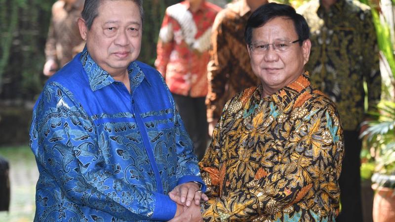 Pertemuan antara SBY dan Prabowo Subianto (Dok.Antara)