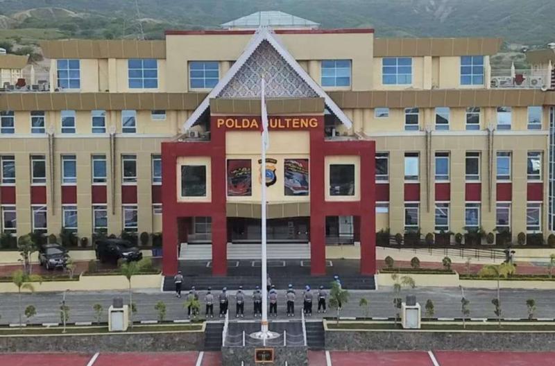 Markas Kepolisian Daerah (Mapolda) Sulawesi Tengah. (RRI)