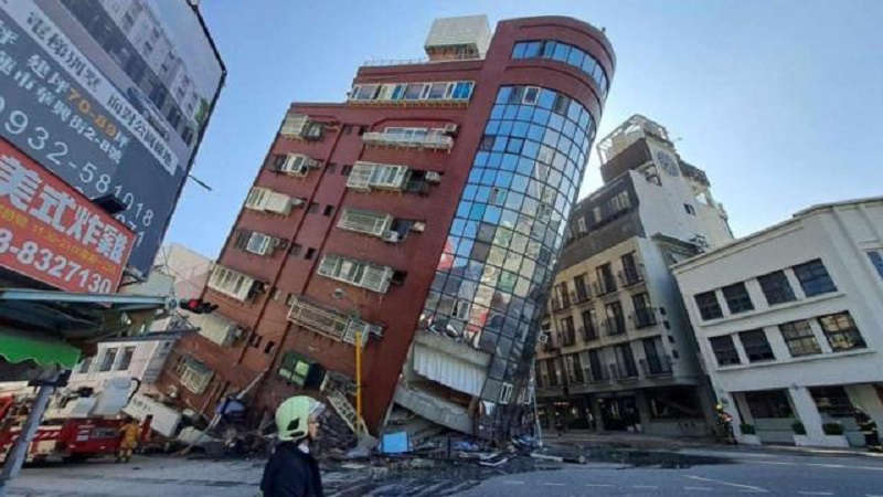 Gempa Taiwan - Sumber : BBC