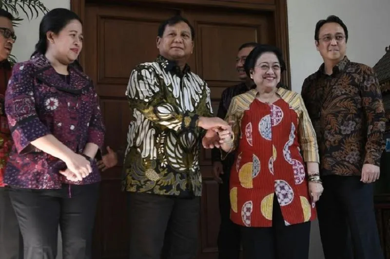 Pertemuan Prabowo - Megawati - Sumber Foto : Kompas.Com