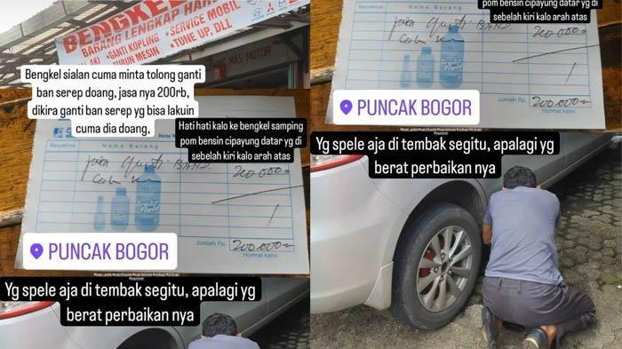 Viral Bengkel Getok Harga di Puncak Bogor, Polisi Turun Tangan. (Istimewa).