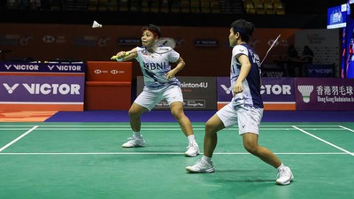 Apriyani Rahayu/Siti Fadia retired di babak 16 besar China Masters 2023. (Arsip PBSI)