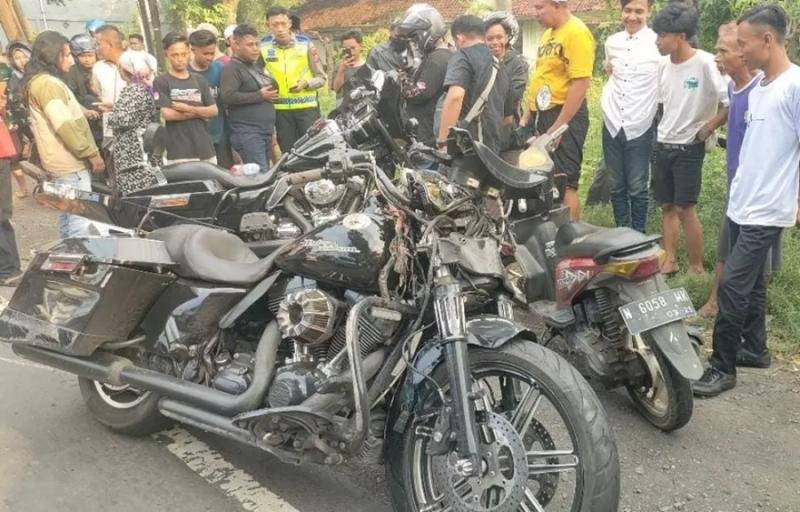 Kecelakaan Maut Rombongan Harley di Probolinggo, Ini Kronologinya. (Istimewa).
