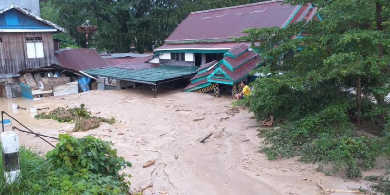 Walhi Sulsel: Banjir-Longsor di Luwu Imbas Aktivitas Tambang Emas. (BPBD Luwu Utara).