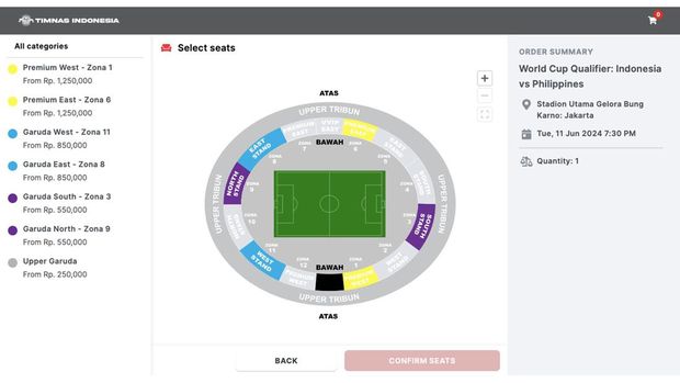 Harga Tiket Timnas Indonesia Mahal Bikin Netizen Geram & Protes. (Istimewa).