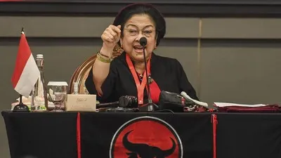 Ketua Umum PDI Perjuangan (PDIP) Megawati Sukarnoputri menyatakan Bung Karno memang milik rakyat Indonesia. (Foto: ANTARA FOTO/M RISYAL HIDAYAT)