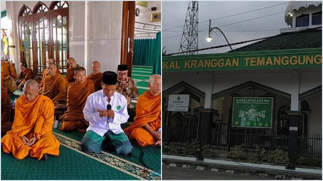 Kritik 44 Biksu Thudong Dijamu di Masjid, MUI: Toleransi Kebablasan! (Istimewa).