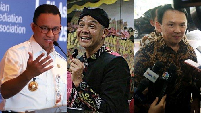 Respons Ahok & Ganjar soal Isu Peluang Anies Maju Pilkada Diusung PDIP. (Istimewa).