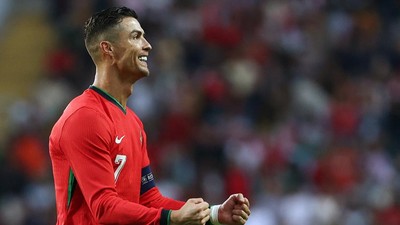 Christiano Ronaldo berharap gemilang di Euro 2024 (REUTERS/Rodrigo Antunes)